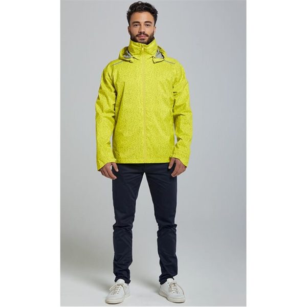 Basil regenjas Skane HiVis heren Neon Yellow