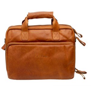 New Looxs laptoptas Cali leer cognac 17L 15 inch