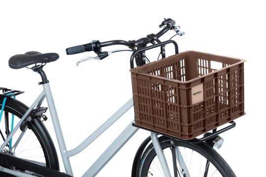 Basil fietskrat M 29.5L recycled Brown - Afbeelding 4