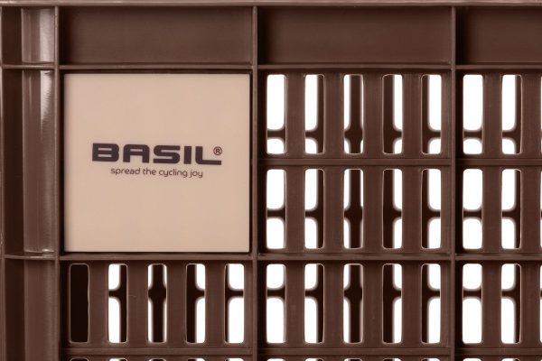 Basil fietskrat M 29.5L recycled Brown - Afbeelding 3