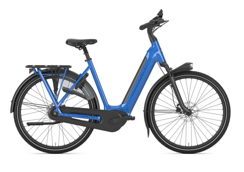 Gazelle Grenoble test e-bike Tropical Blue Glans
