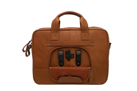 New Looxs laptop bag Luko leather 7.5L 15 i Cognac - Afbeelding 3