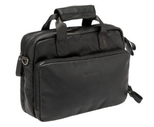 New Looxs laptoptas Cali leer zwart 17L 15 inch