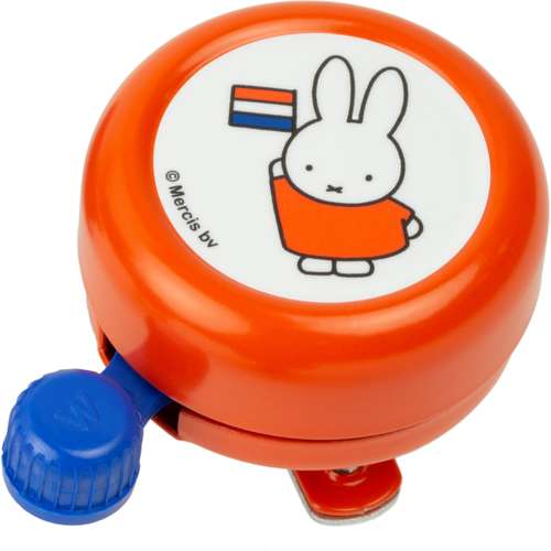 Widek kinderbel Nijntje met vlag op kaart Oranje