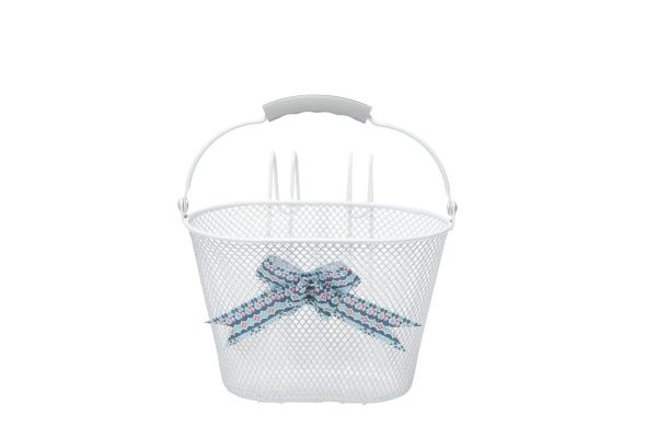 New Looxs fietsmandje Asti arabella 8L wit 26x17x1