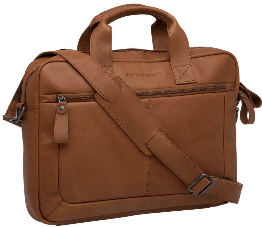 New Looxs laptop bag Luko leather 7.5L 15 i Cognac