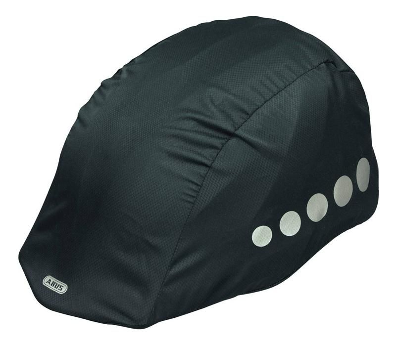 Abus regenhoes helm Zwart