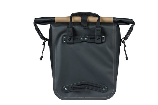 Basil fietstas enkel Rivo M MIK Hooks zand 12-15L Sand/Black - Afbeelding 7