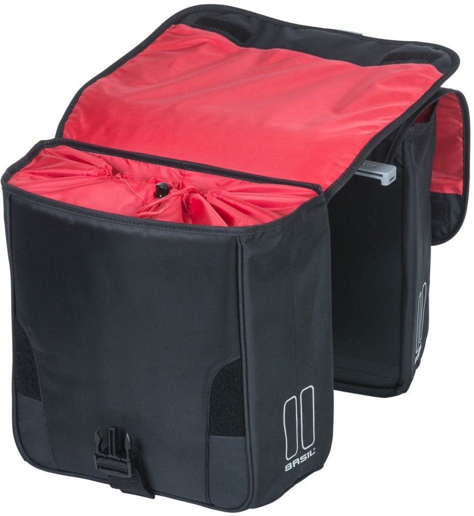 Basil fietstas dubbel Sport Design MIK Black - Afbeelding 5