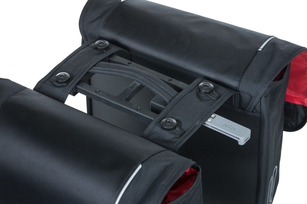 Basil fietstas dubbel Sport Design MIK Black - Afbeelding 4