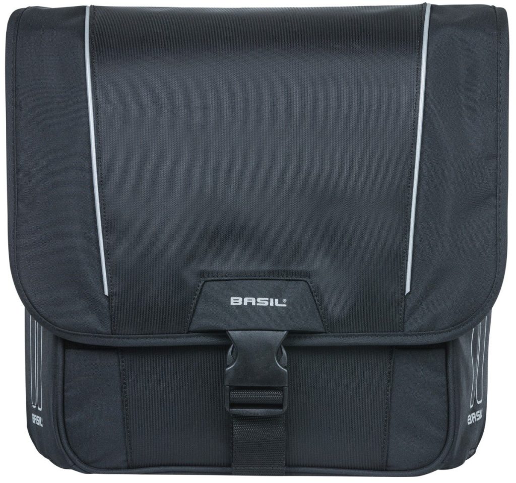 Basil fietstas dubbel Sport Design MIK Black - Afbeelding 3