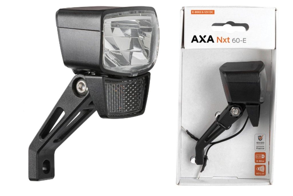 Axa koplamp NXT60 E-bike 6-12v 60 lux Zwart - Afbeelding 4