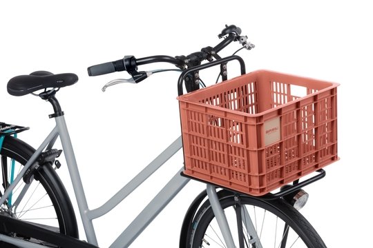 Basil fietskrat M 29.5L recycled Terra Red - Afbeelding 4