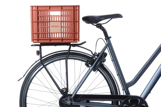 Basil fietskrat M 29.5L recycled Terra Red - Afbeelding 5