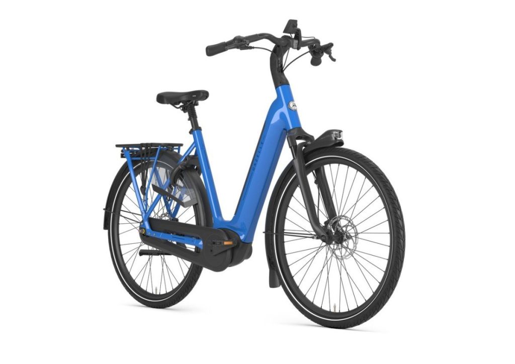 Gazelle Grenoble C8+ incl. 600 Wh accu test e-bike Tropical Blue Glans