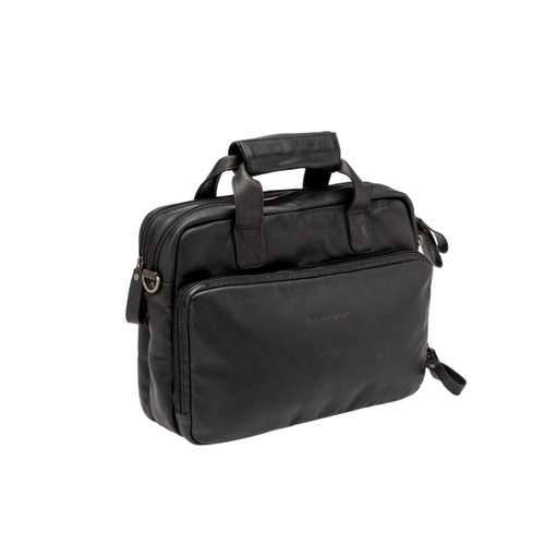 New Looxs laptoptas Cali leer 17L 15 inch Black - Afbeelding 2