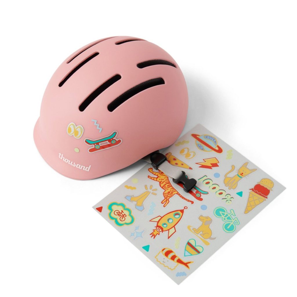 Thousand Junior Toddler Helmet Plush Pink XXS 45 -49