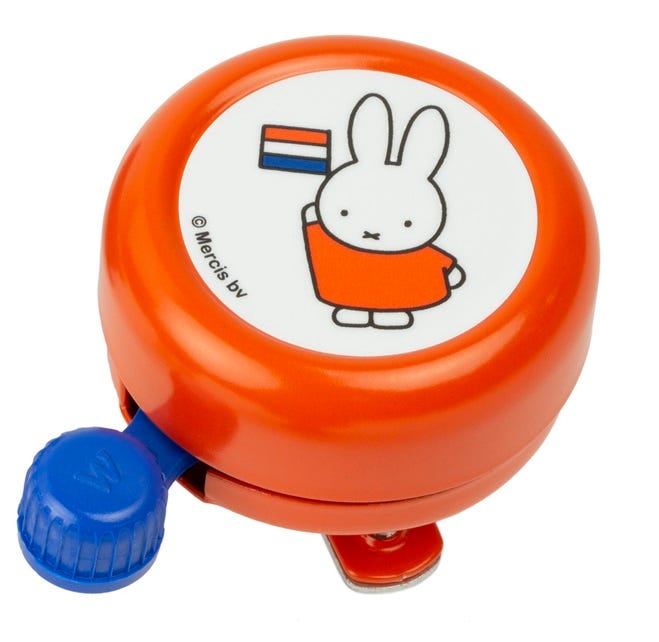 Widek kinderbel Nijntje met vlag op kaart Oranje - Afbeelding 5
