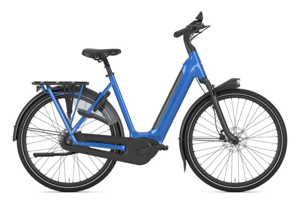 Gazelle Grenoble C8+ incl. 600 Wh accu test e-bike Tropical Blue Glans - Afbeelding 4