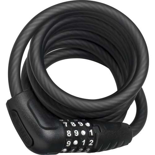 Abus kabelslot code Numero 5510C/180 SCMU Black