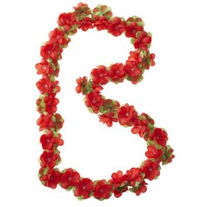 Basil Flower Garland -Rood