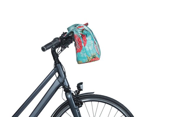 Basil Bloom Field - fietshandtas MIK - 8-11 liter - voorop/achterop - blauw