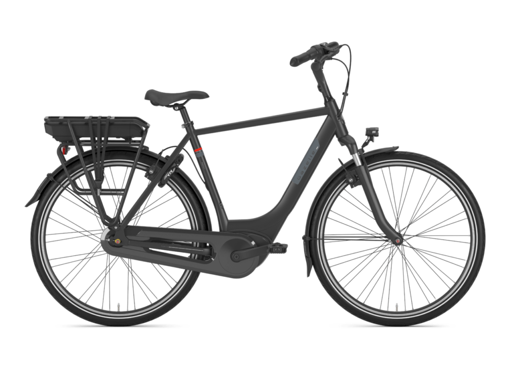 Gazelle Paris C7+ Black Mat heer