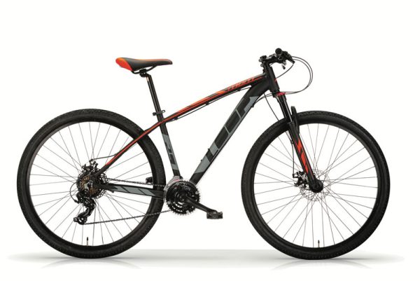 Mountainbike loop_black_red