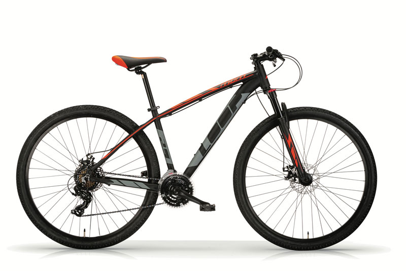 Mountainbike loop_black_red