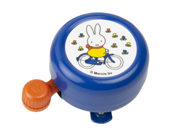 Widek kinderbel Nijntje op de fiets op kaart Blauw