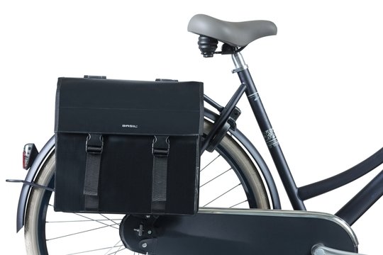 Basil fietstas dubbel Urban load Black - Afbeelding 6