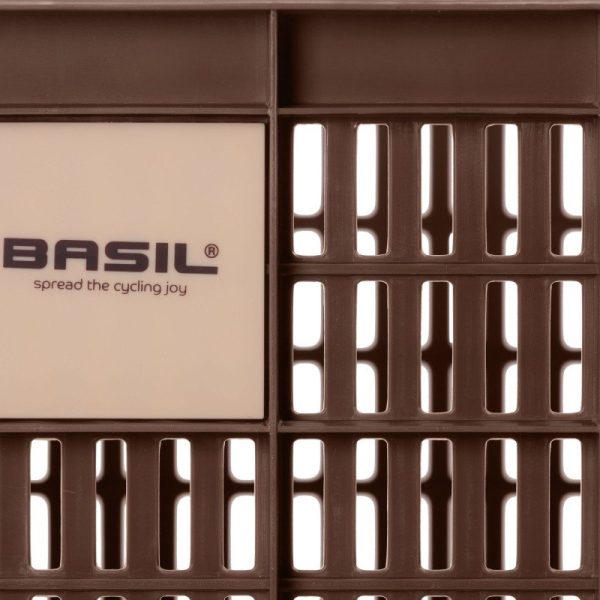Basil fietskrat M 29.5L recycled Brown - Afbeelding 3