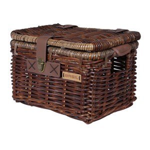 Basil mand riet Denton 24L + deksel brown 39x27x Bruin - Afbeelding 3