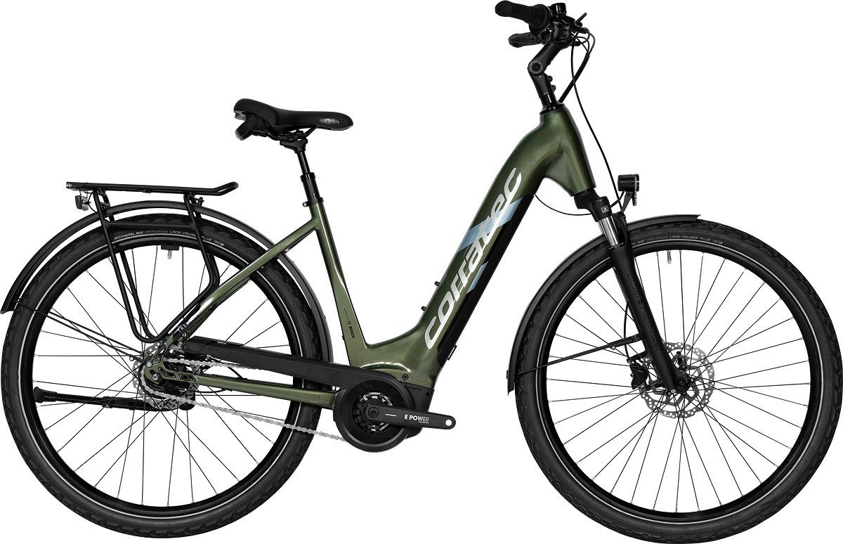 Corratec E-Power Trekking P6 8S incl. 625 wh accu Green/Black/Silver