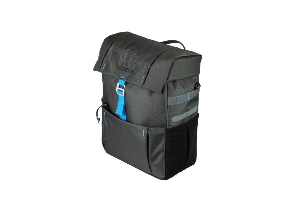 Gazelle Tas enkel antraciet blue