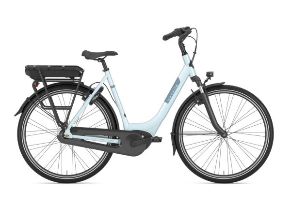 Gazelle Paris C7 HMB incl. 500 Wh accu Iced Blue Mat