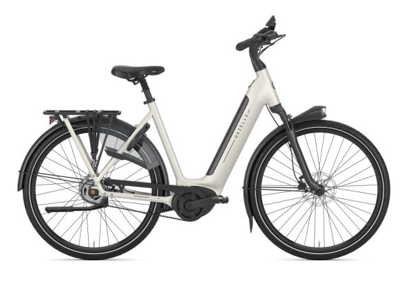 Gazelle Grenoble C5 incl. 600 Wh accu Ivory White Mat - Afbeelding 3
