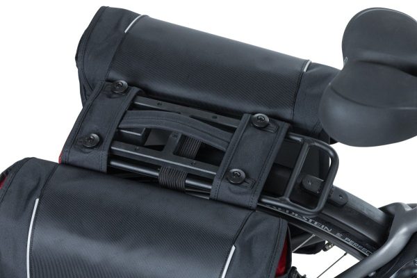 Basil fietstas dubbel Sport Design MIK Black - Afbeelding 2