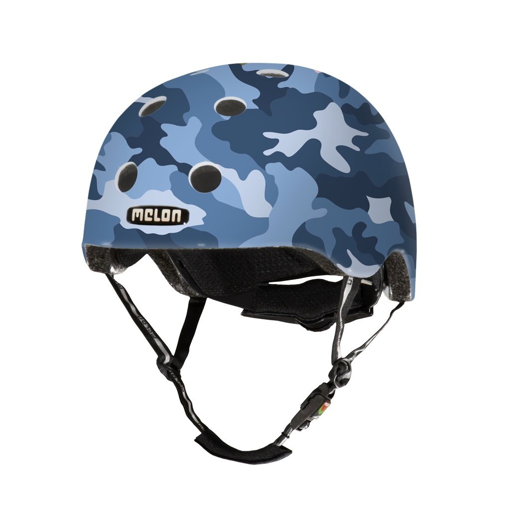 Melon HELM CAMOUFLAGE MATT BLUE XXS-S (46CM - 52CM) Camouflage Blue