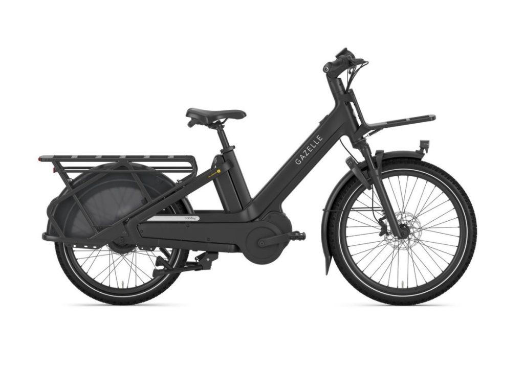 Gazelle Cabby C380 incl. 800Wh accu Black Mat