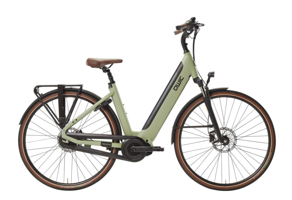 Qwic INTER Plus incl. 540Wh accu Khaki Green