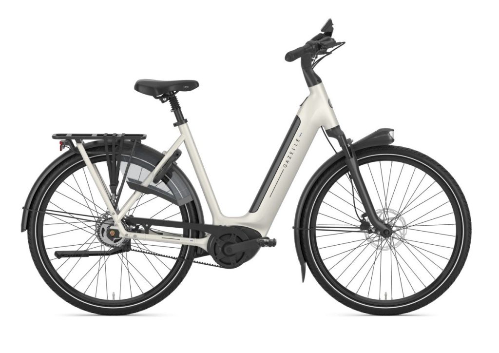 Gazelle Grenoble C5 incl. 600 Wh accu Ivory White Mat