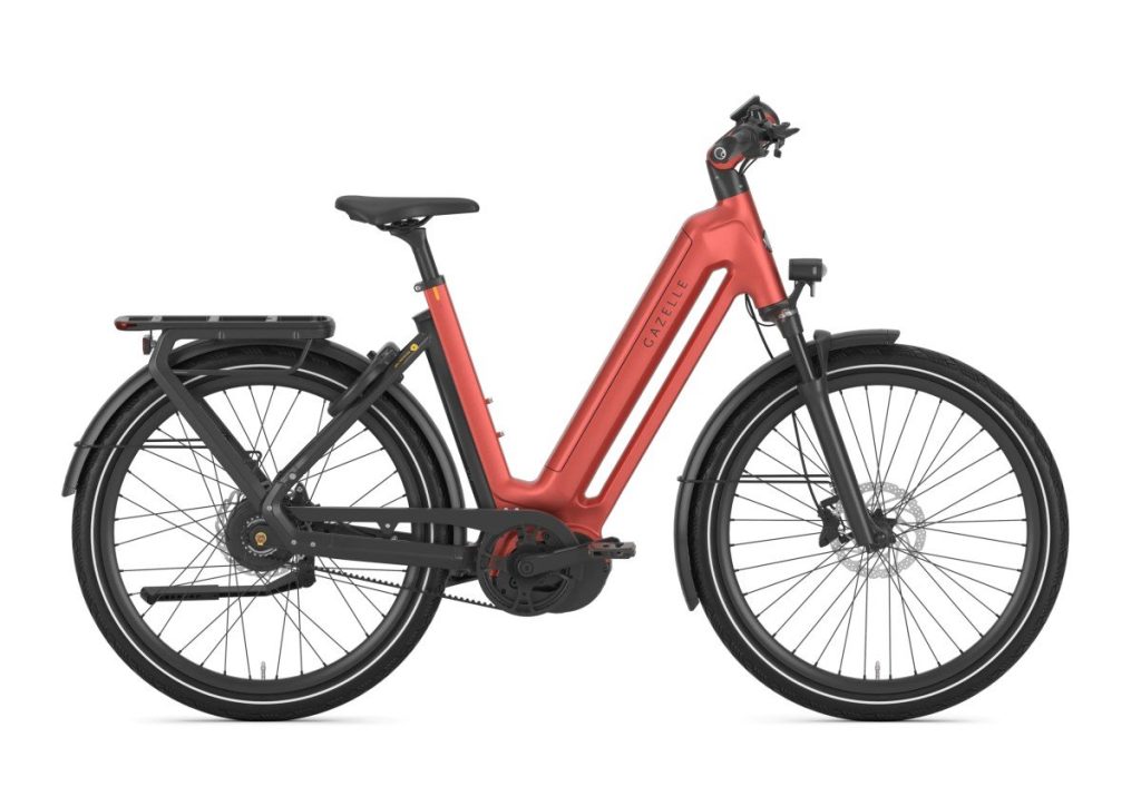 Gazelle Eclipse C380 incl. 750 Wh accu Metallic Orange Mat
