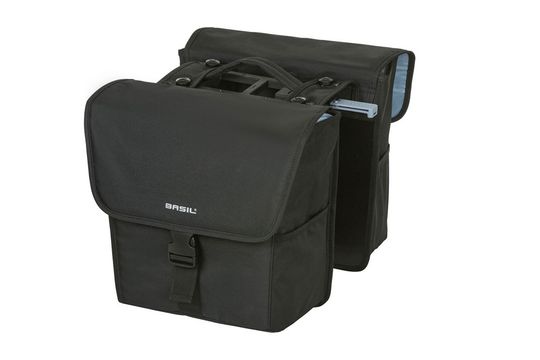 Basil fietstas dubbel Go MIK 32L Solid Black - Afbeelding 3
