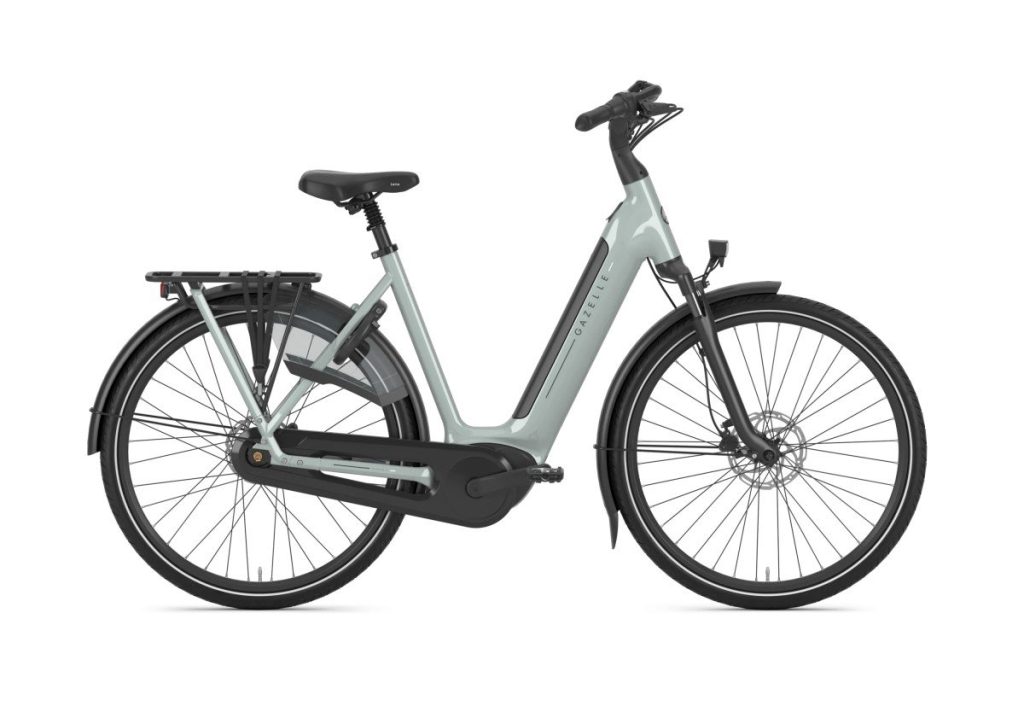Gazelle Grenoble C8 incl. 600 Wh Light Olive Glans