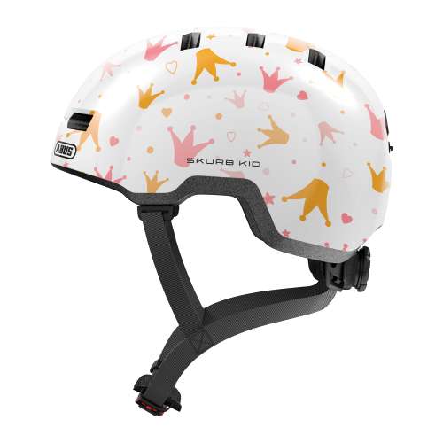 Abus helm Skurb Kid White Crowns