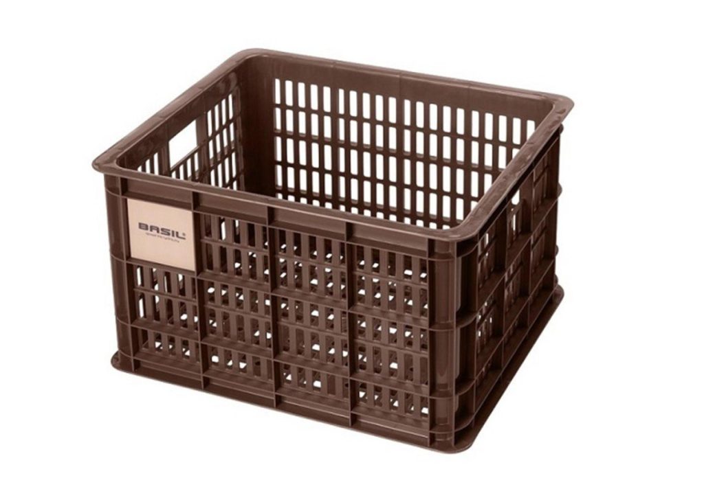 Basil fietskrat M 29.5L recycled Brown - Afbeelding 3