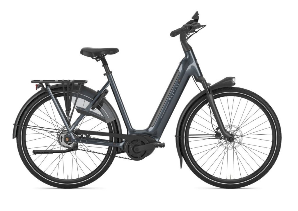Gazelle Grenoble C5 incl. 600 Wh accu Anthracite Grey Glans - Afbeelding 3
