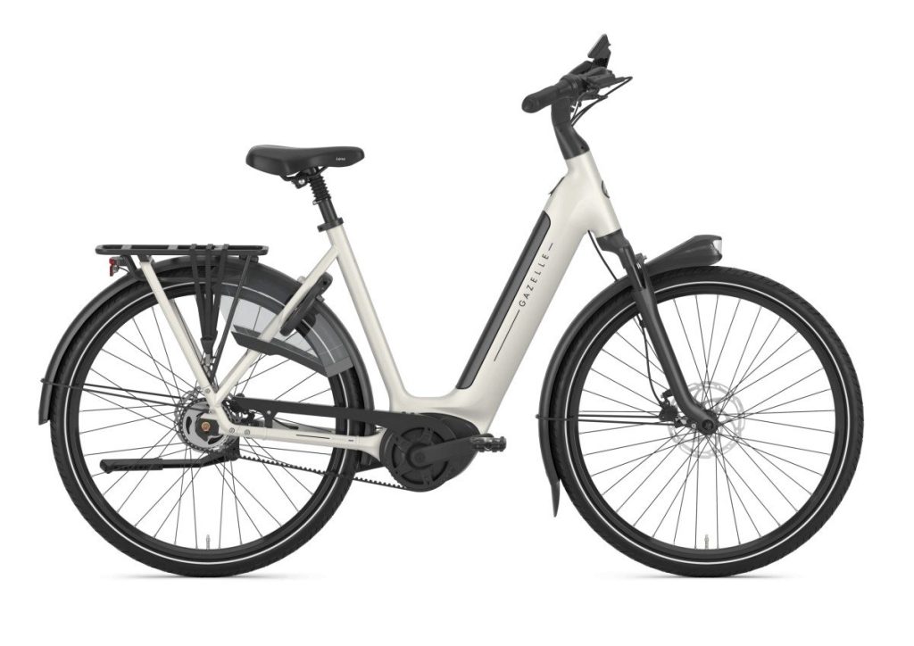 Gazelle Grenoble C5 incl. 600 Wh accu Ivory White Mat